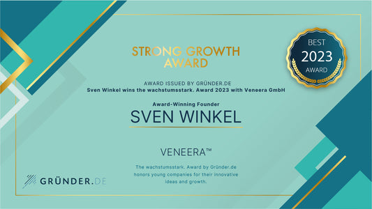 Veneera™ receives the wachstumsstark. Award 2023